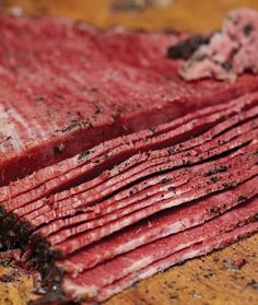 Homemade Pastrami Recipe Homemade Pastrami, Pastrami Recipe, Cured Meat Recipes, Homemade Sausage Recipes, Homemade Sausage, Smoked Food Recipes, Jewish Recipes, Deli Meat, Beef Brisket