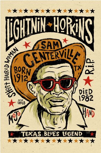 blues poster Blues Poster, Blues Music Poster, Nice Poster, Blues Art, Lightnin Hopkins, Vintage Concert Posters, Jazz Poster, Blues Musicians, Art Pics