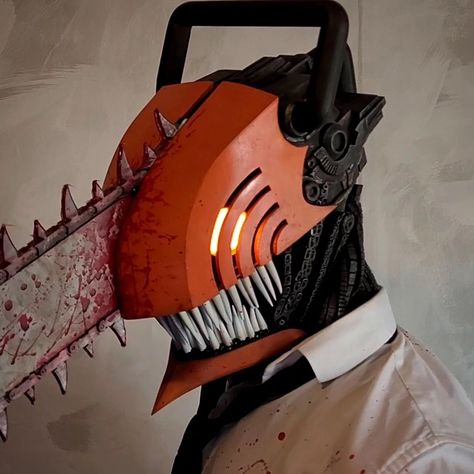 Chain Saw Man Cosplay, Csm Cosplay, Widget Orange, Chainsaw Cosplay, Denji Icons, Chainsaw Man Cosplay, 44 Magnum, Canine Drawing, Fnaf Cosplay