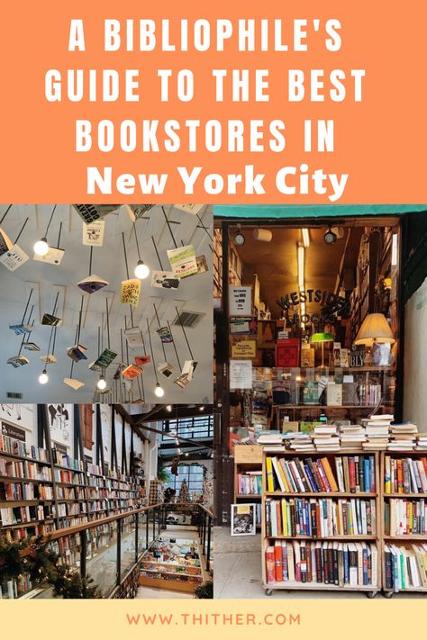 New York Bookshop, Best Book Stores In Nyc, Bookstores In New York City, New York City Bookstores, London Bookstore, Beautiful Bookstores, New York Trip Planning, Traveling Inspiration, Nyc Spots