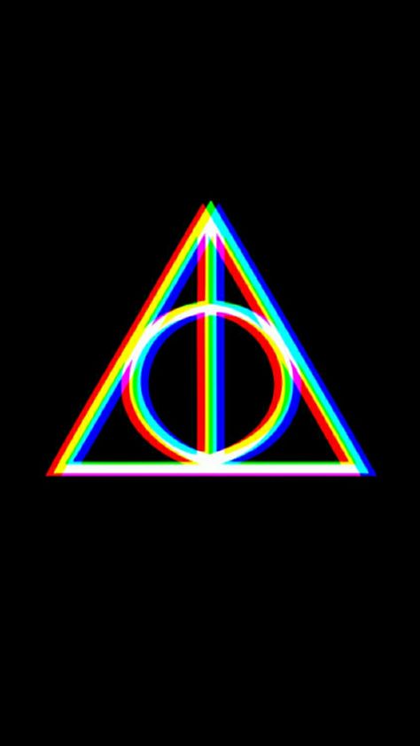 Deadly Hallows, Deathly Hallows Wallpaper, Harry Potter Logo, Harry Potter Deathly Hallows, Glitch Wallpaper, Harry Potter Wallpaper, Deathly Hallows, Cool Pictures, Harry Potter