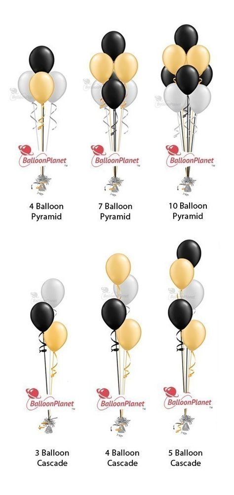 Birthday Table Balloons, Big Balloons Decoration, 30 Ballons Decoration, 40th Balloons Decoration, Table Balloons Decorations, Birthday Table Decorations Balloons, Deco Balloons Ideas, Black Gold White Balloon Centerpieces, 40 Balloon Garland