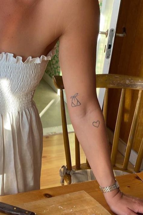 Ava Jules Tattoo, Matilda Djerf Tattoo, Matilda Tattoo, Italy Tattoo, Minimal Tattoos, Summer Tattoo, Matilda Djerf, Badass Tattoos, Small Tattoo Designs