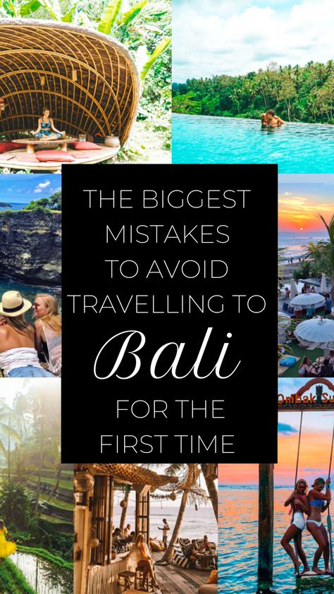 The 10 Biggest Mistakes People Make When Traveling to Bali for the First Time - JetsetChristina Trip To Bali Travel Guide, How To Plan A Trip To Bali, Bali Best Places, Bali Itenary 5 Days, Things To Do Bali, Best Time To Visit Bali, Must See Bali, Bali On A Budget, Bali Itinerary 1 Month