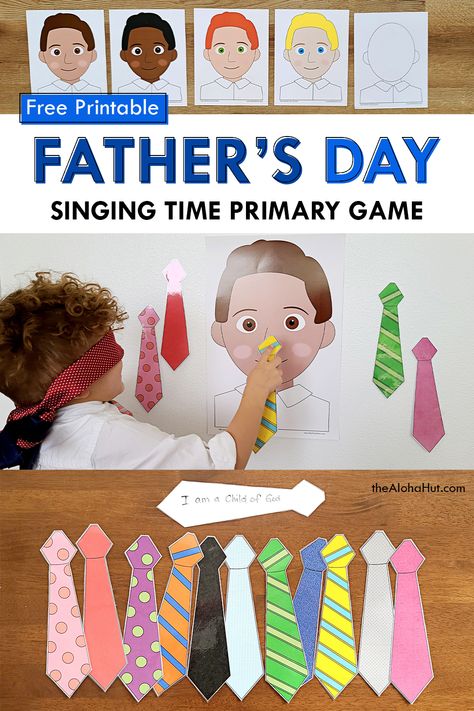 Lds Primary Songs, Father's Day Games, Lds Primary Singing Time, Primary Games, Kids Fathers Day Gifts, Primary Chorister, Father's Day Activities, Primary Songs, Primary Singing Time