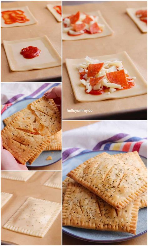 Pizza Pop Tarts: A Delicious Twist on a Classic Treat Savory Pop Tarts, Grill Cupcakes, Pizza Pops, Toast Pizza, Pizza Pockets, Crispy Cheese, Pop Tart, How To Make Pizza, Chocolate Strawberries