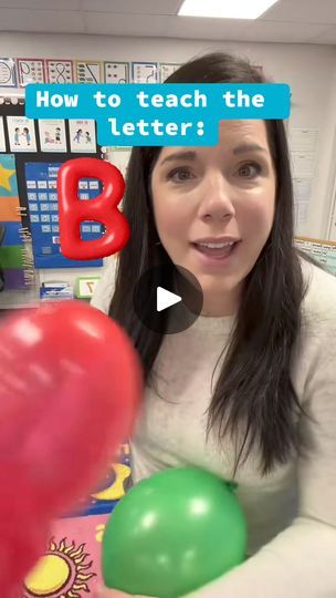 6.7K views · 277 reactions | Explore how we teach the letter B in our preschool class! First, we explicitly teach its recogn | Explore how we teach the letter B in our preschool class! First, we explicitly teach its recognition, sound, and handwriting using the Handwriting... | By Preschool Vibes | Teach your child the letter B.
This is my favorite interactive activity when I'm teaching my
preschoolers the letter B. So we have our bat and our ball
and every student is going to get a chance after we've
learned the letter. They're going to get the bat and I'm
going to toss them the ball. Before I toss it they have to
say B says and I toss it. B says B says here's my letter
wall. So first we're going to talk about how the capital
letter B is made. It's made with one big line and two
little cu Letter B Activities For Kindergarten, Letter B Preschool Activities, Letter B Crafts For Preschoolers, Letter B Activities For Preschool, Preschool Letter B, Preschool Vibes, Letter B Activities, Phonic Games, The Letter B