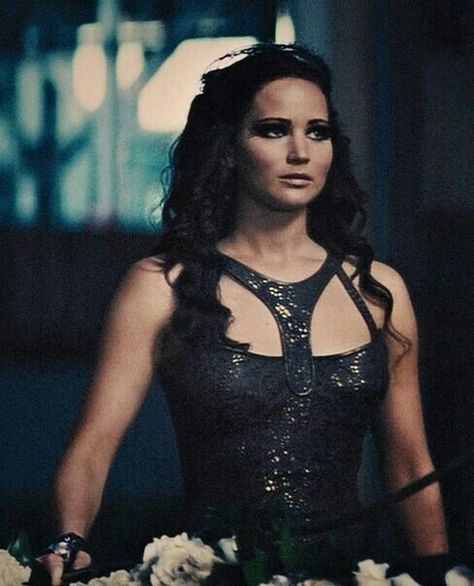 Katniss Catching Fire, Hanger Game, Black Fire, Katniss Everdeen, Catching Fire, Jennifer Lawrence, Hunger Games, Little Black Dress, Wonder Woman