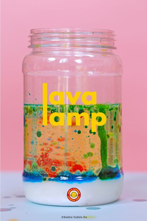 How To Make A DIY Lava Lamp With Baking Soda - Babble Dabble Do Lava Lamp For Kids, Diy Lava Lamp, Lava Lamp Experiment, Baking Soda Experiments, Make A Lava Lamp, Babble Dabble Do, Kids Craft Box, Diy Glow, Steam Projects