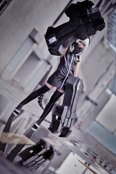 Strength from Black Rock Shooter Black Rock Shooter Cosplay, Dead Master, Great Costume Ideas, Cosplay Pictures, Cosplay Photography, Video Game Cosplay, Black Rock Shooter, Awesome Cosplay, Female Mask