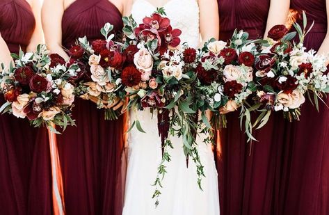 Gold And Burgundy Wedding, Burgundy Wedding Theme, Swan Wedding, Wedding Ambiance, Fall Wedding Photos, Bridal Bouquet Flowers, Fall Weddings, Burgundy Flowers, Diy Wedding Flowers