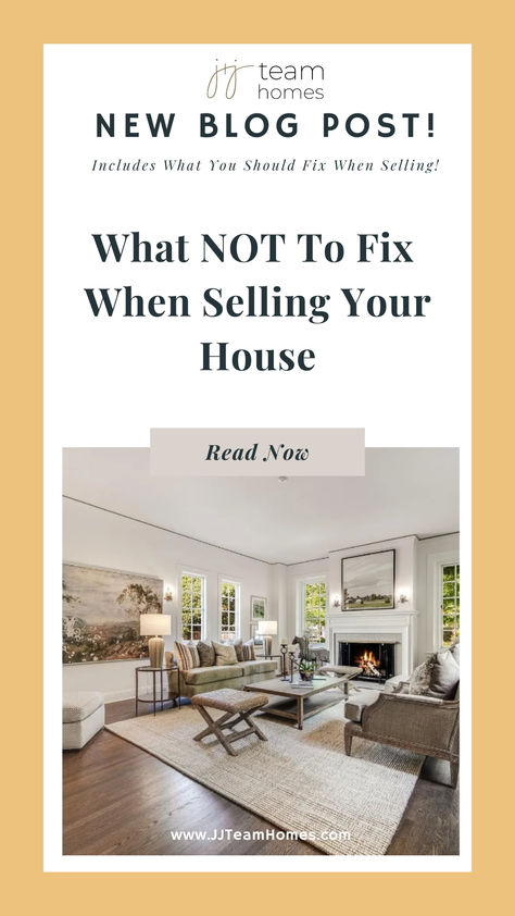 The top question we get asked as realtors: What should we not fix when selling our house? As a seller, you probably have a never-ending to-do list when it comes to your home; things you never got around to fixing. But most of those items on your list, we probably wouldn’t recommend fixing. We want to focus on the items that will give you the most bang for your buck to sell your house quickly and for the most money possible. Before Selling Your House Tips, Staging A Small House To Sell, What To Do Before Selling Your House, Prep House To Sell, How To Prepare To Sell Your House, Prepare House To Sell, Things To Do Before Selling Your House, Staging Home To Sell, How To Sell Your House Quickly