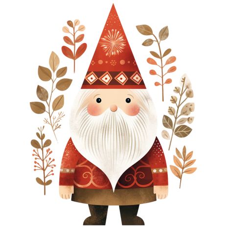 Swedish Gnomes Illustrations, Scandinavian Xmas Decor, Scandinavian Folk Art, Christmas Labels, Etsy Christmas, Scandinavian Art, Christmas Drawing, Seasonal Crafts, Christmas Sewing