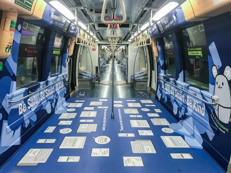 Train Design Concept, Train Branding, Transit Advertising, Train Advertising, Mobile Exhibition, Bus Wrap, Train Design, Make Better Choices, Commuter Train