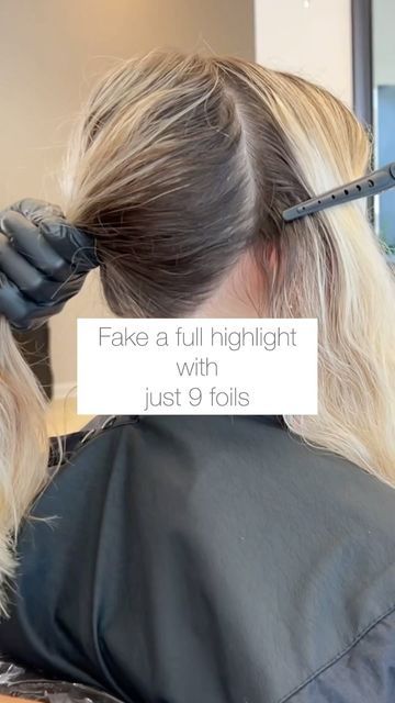 Full Head Highlights Blonde, Blonde Foils, Full Highlight, Hair Foils, Redken Hair Color, Foil Highlights, Redken Hair Products, Full Highlights, Dimensional Blonde