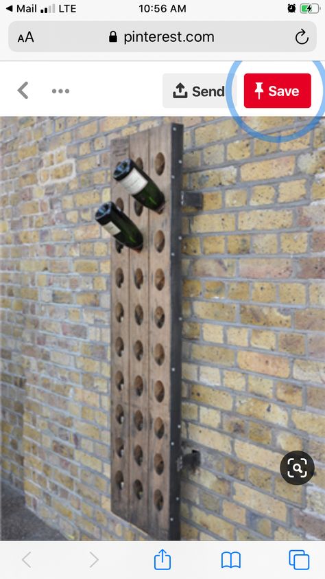 Riddling Rack, Bar Diy, Wood Wine Racks, Wine Wall, Wine Rack Wall, Diy Wine Rack, Wine Holder, Diy Wine, Retro Furniture