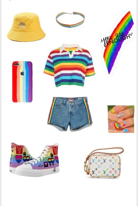 Pride Festival Outfit Ideas Plus Size, Pride Month Outfit Ideas, Pride Month Outfits, Cute Pride Outfits, Pride Month Outfit, Pride Fits, Pride Outfit Ideas, Lgbtq Outfit, Pride Ideas