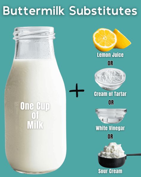 Complete Guide to Buttermilk Substitutes - The Stay At Home Chef Make Buttermilk, Make Your Own Buttermilk, Powdered Buttermilk, The Stay At Home Chef, Buttermilk Substitute, Cultured Buttermilk, Stay At Home Chef, How To Make Buttermilk, Homemade Ranch Dressing