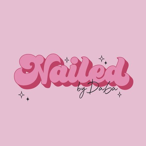 Nail Page Logo Ideas, Nail Logo Ideas Graphic Design, Personal Shopper Logo Ideas, Nail Tech Logo Ideas, Nail Logo Design Ideas, Nail Tech Logo Design, Nail Logos Ideas, Girly Logo Design, Nail Tech Logo