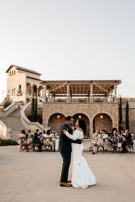 Spanish Style Wedding, Winery Wedding Venues, Temecula Wedding Venues, Winery Wedding Photos, Winery Wedding Venue, Temecula Wineries, Destination Wedding Ideas, Lace Cape, Reception Photos