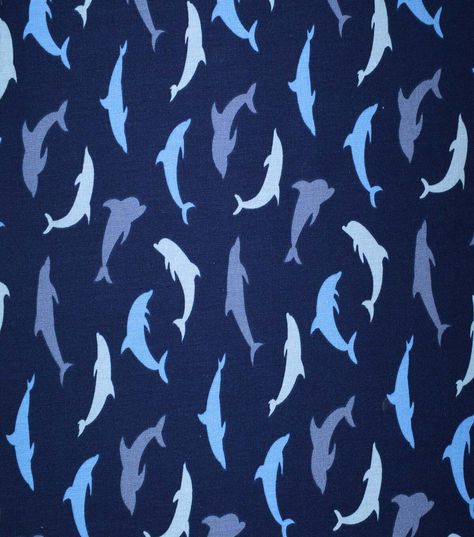 Bring the Ocean to Life with Underwater Dolphins on Blue Cotton Fabric by Quilter's ShowcaseTransform your next quilting project into a stunning underwater oasis with this beautiful fabric featuring playful dolphins swimming in a sea of blue The 43 - inch width and 100% cotton content make it perfect for a variety of projects, from quilts to home decor Machine washable and easy to care for, this imported fabric is a must - have for any ocean lover or quilter looking to add a touch of whimsy to their creations Don't miss out on the opportunity to bring your next project to life with this stunning fabric from Quilter's ShowcaseProduct Details Width: 43 inches Content: 100% Cotton Care: Machine Wash Gentle Cold, Nonchlorine Bleach, Tumble Dry Low, Warm Iron Imported Dolphins Swimming, Blue Cotton Fabric, Ocean Lover, Joanns Fabric And Crafts, A Sea, Quilting Projects, Craft Stores, Beautiful Fabric, Dolphins