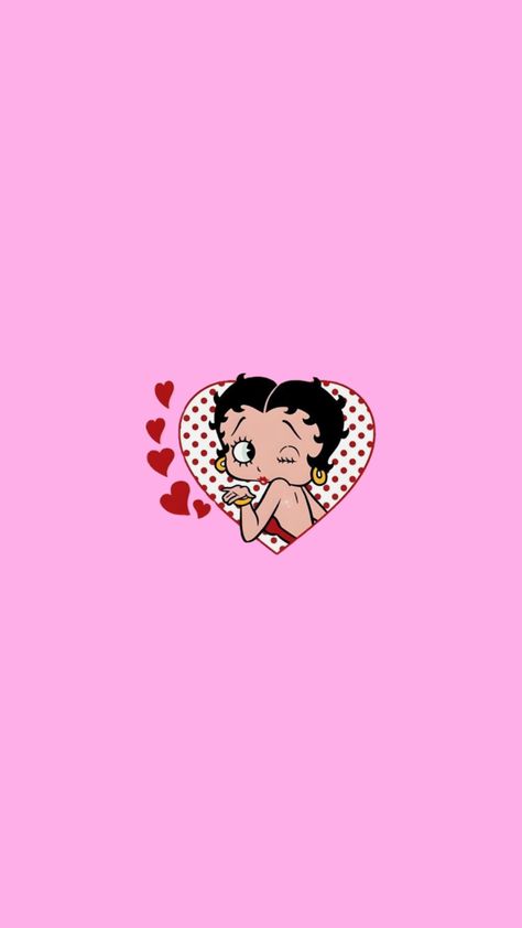 Pink Betty Boop Wallpaper #cover #background #lockscreen Pink Betty Boop, Betty Boop Pink, Background Lockscreen, Wallpaper Cover, Cover Background, Everything Pink, Mickey Minnie, Wallpaper Ideas, Betty Boop