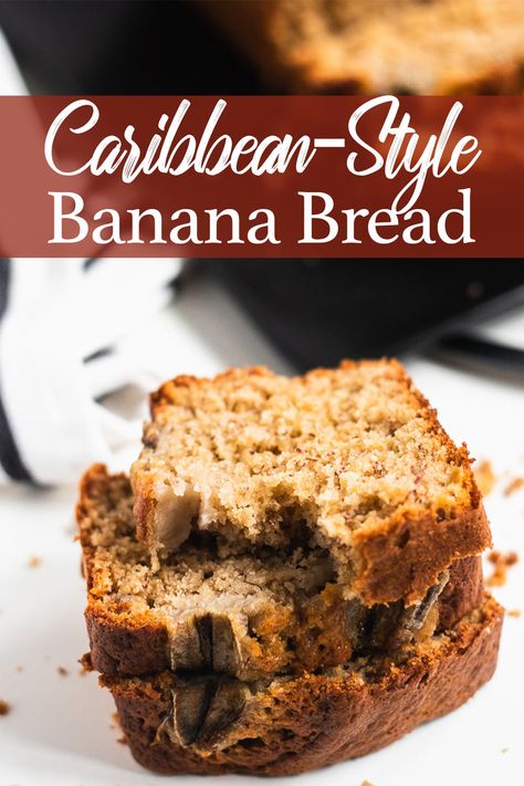 Jamaica Banana Bread Recipe, Jamaican Banana Bread Recipe, Ginger Banana Bread, Jamaican Banana Bread, Perfect Banana Bread Recipe, Caribbean Dishes, Perfect Banana Bread, Cinnamon Banana Bread, Banana Recipe