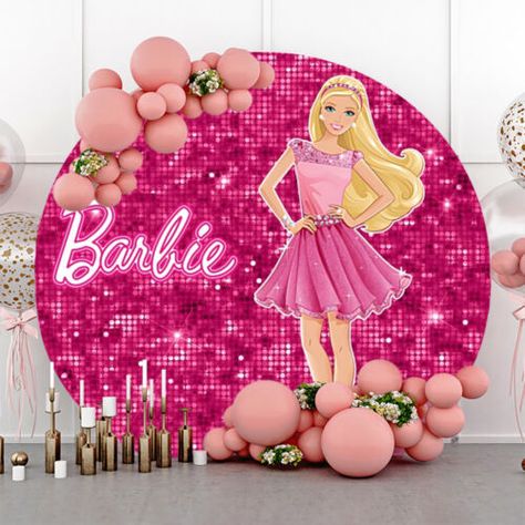 Barbie Birthday Party Decorations, Barbie Birthday Party Ideas Decoration, Barbie Backdrop, Barbie Themed Birthday Party, Barbie Bday, Barbie Party Decorations, Barbie Birthday Party, Pink Birthday Party, Barbie Theme