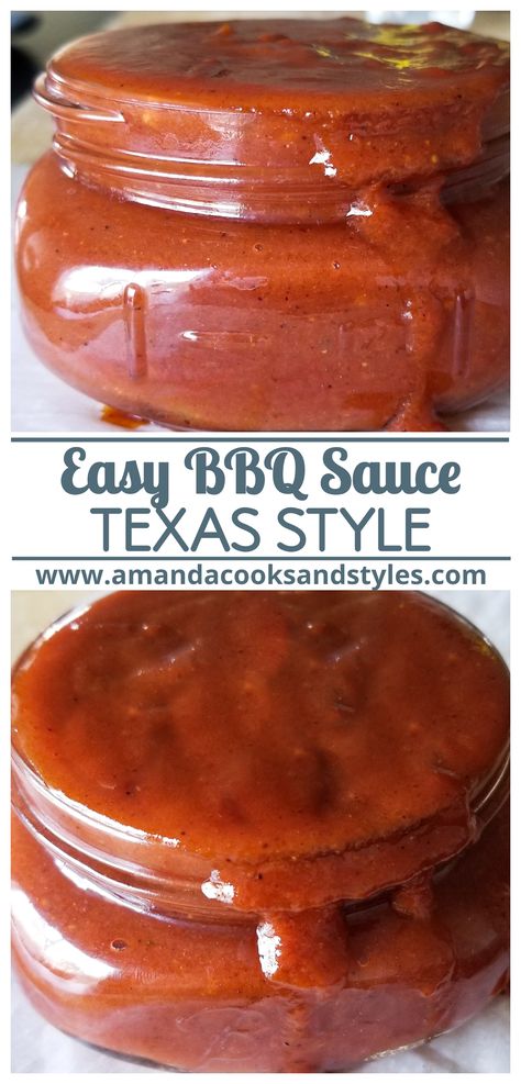 Texas Barbecue Sauce Recipe, Texas Style Bbq Sauce, Texas Ribs, Texas Foods, Pork Bbq Sauce, Honey Bbq Sauce Recipe, Home Made Bbq Sauce, Texas Bbq Sauce, Bbq Grilled Chicken Recipes