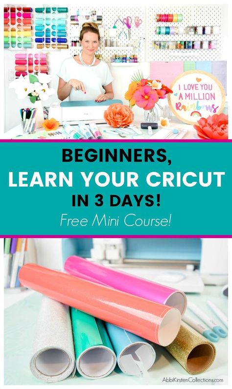 3 Day Cricut Boot Camp for Beginners. Free Cricut Design Space tutorials. Cricut Learning, Handkerchiefs Crafts, Cricket Machine, Cricut Explore Air Projects, Cricut Help, Cricut Hacks, How To Use Cricut, Camping For Beginners, Cricut Supplies