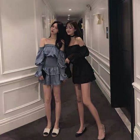 Summer Dress 2022, Women Summer Dress, Dress 2022, Bff Outfits, Ulzzang Fashion, Friend Outfits, Kpop Fashion Outfits, 가을 패션, Korean Outfits