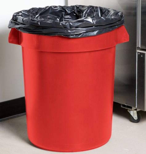 Red Trash Can, Trash Storage, Dry Food Storage, Commercial Appliances, Restaurant Equipment, Backyard Bbq, Food Storage, Trash Can, Restaurant