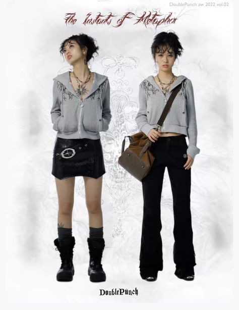 Punk Style Outfits Grunge, 2000s Style In Japan, 2000s 90s Fashion, 90s Fashion Japan, Japan 2000s Fashion, Japanese 2000s Fashion, Grunge 2000s Fashion, 90s Japanese Street Fashion, Y2k Japanese Fashion