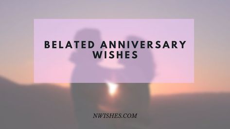 Anniversaries are remarkable occasions that carry a lot of meaning. Send your warm love, presents, and sincere apologetic notes along with some belated anniversary wishes. Make an effort to express your regret for neglecting such an important date. Show your affection by telling your partner how deeply you regret making them unhappy. Don’t forget to express your sincere feelings and the genuine affection you have for them. Belated Anniversary Wishes For Couple, Belated Anniversary Wishes, Rekindling Love, Anniversary Wishes For Parents, Anniversary Wishes Message, Anniversary Wishes For Friends, Love Presents, Anniversary Wishes For Couple, Status Ideas