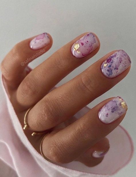 Milky Nails, Short Gel Nails, Short Square Nails, Glitter Gel Nails, Simple Gel Nails, Short Acrylic Nails Designs, Manicure Y Pedicure, Minimalist Nails, Chic Nails