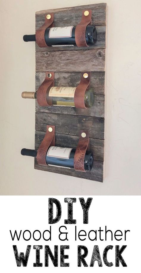 Koti Diy, Wood Projects For Beginners, Diy Wine Rack, Diy Holz, Beginner Woodworking Projects, Diy Wine, Diy Pallet Projects, Wood Working For Beginners, Mason Jar Diy