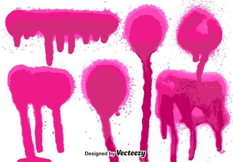 School Vector, Pink Spray Paint, Characters Inspiration Drawing, Pink Paint, Drip Painting, Happy Socks, Pink Paper, Paint Splatter, Spray Painting