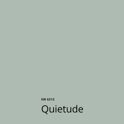 SW Quietude Sw Blue Green Paint Colors, Sw Quietude, Sherwin Williams Paint Colors Green, Benjamin Moore Wythe Blue, Powder Room Update, Living Room 2022, Top Paint Colors, Bathroom Main, House Styling Interior