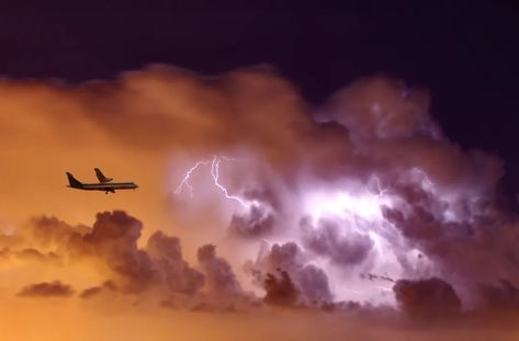 What Happens When Lightning Strikes a Plane? Cardiff University, Struck By Lightning, Cumulus Clouds, Lightning Strike, Traveling Tips, Air Space, Loud Noises, Lightning Strikes, A Sky