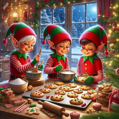 Christmas Elf Character, Elf Pictures, Santas Elves, Santa Elves, Elves Christmas, Beautiful Christmas Scenes, Xmas Elf, Merry Christmas Pictures, Christmas Scenery