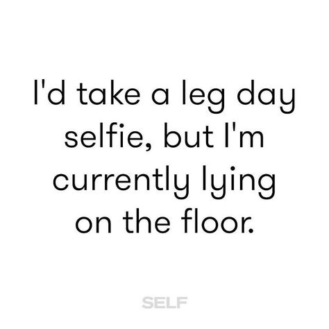 selfmagazine Legs = Jello #TeamSELF #legday #fitness #meme 2016/09/12 22:10:15 Leg Day Quotes, Herbalife Motivation, Gym Humour, Gym Quotes, Leg Day Workouts, Gym Quote, Workout Memes, Gym Memes, Day Quotes