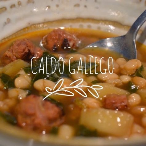 Galician Soup, Caldo Gallego Recipe Cuban, Caldo Gallego Recipe Spain, Caldo Gallego Recipe, Neck Bone Soup Recipe, Gumbo Soup, Mediterranean Diet Food List, Cuban Dishes, South American Recipes