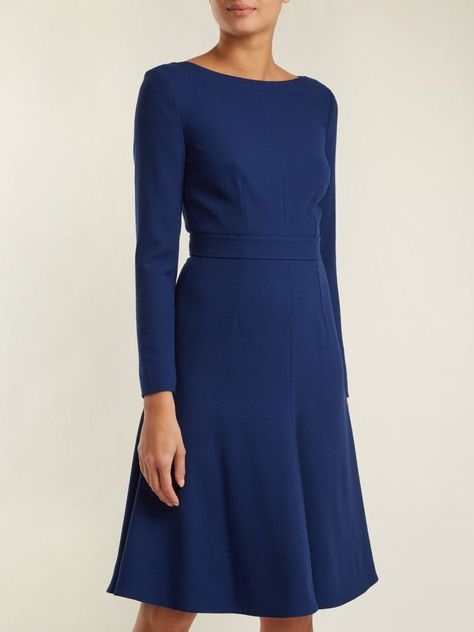 Emilia Wickstead Dress, Duchess Dress, Posh Dresses, Classic Dresses, Kate Dress, Intimate Dinner, Wool Crepe, Emilia Wickstead, Dressy Dresses