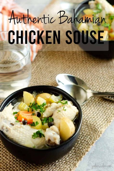 Chicken Souse Recipe, Chicken Souse, Souse Recipe, Bahamas Food, Johnny Cakes Recipe, Creamy Broccoli Soup, Roasted Red Pepper Soup, Johnny Cake, Allergen Free Recipes