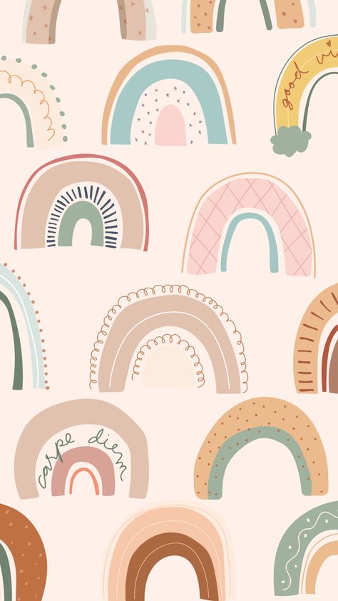 Teacher Wallpaper, Wallpaper Iphone Boho, Boho Art Drawings, Boho Aesthetic, Boho Rainbow, Kawaii Wallpaper, Cute Backgrounds, Boho Art, Instagram Highlight Icons