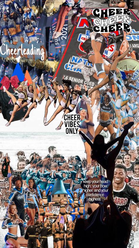 #cheer #sports #aesthetic #shufflefyp all star cheer <3 Cheerleading Bedroom, All Star Cheerleading, Cheer Aesthetic, All Star Cheer, Sports Aesthetic, Aesthetic Collage, Connect With People, Your Aesthetic, Creative Energy