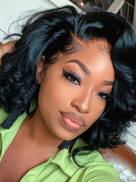 Unique Design Just for You. It is the best wigs store online for women wigs. Buy Wigs For Round Face African American Synthetic 14" Shoulder Length Curly Wigs. Hairstyles For African American Women, Buy Wigs, Hair 101, Wig Store, Best Wigs, Shoulder Length Hair, Round Face, Curly Wigs, Shoulder Length