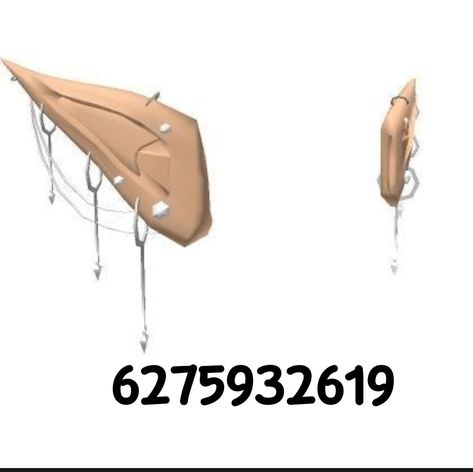 Roblox id of the accessorie „Elf Ears w/ White Piercings“ Bloxburg Elf Ears Code, Bloxburg Codes For Hair Accessories, Roblox Ear Codes, Elf Ear Piercing, Roblox Accessories, Roblox Ids, Bloxburg Outfits, Brown Hair Roblox, Hair Roblox