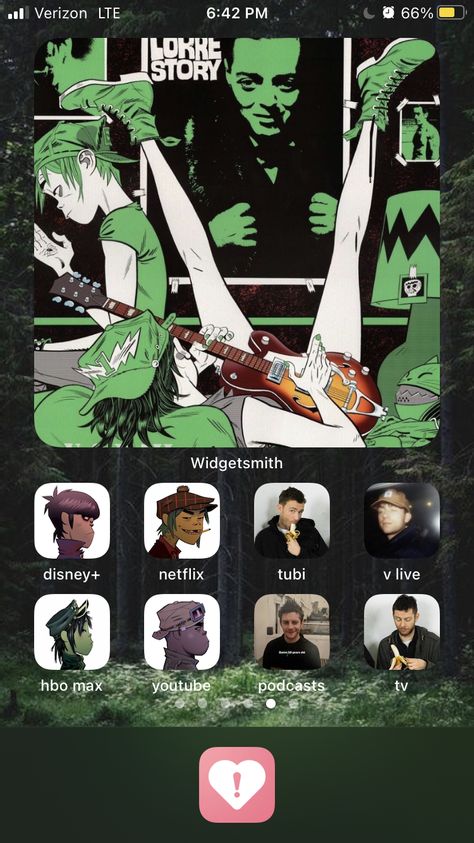 Gorillaz App Icons, Gorillaz Phone Theme, Video Game Phone Theme, Gorillaz Homescreen Ideas, Gorillaz Homescreen, Disney Netflix, Gorillaz Fan Art, Otaku Room, App Layout