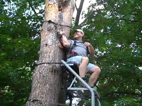 How to climb safely on the SafeTree Hunt system. Never fall out of a tree. Tree Climbing Equipment, First Time Tips, Arborist Climbing, Stump Removal, Climbing Trees, Tree Climbing, Tree Felling, Tree Service, Tree Stand